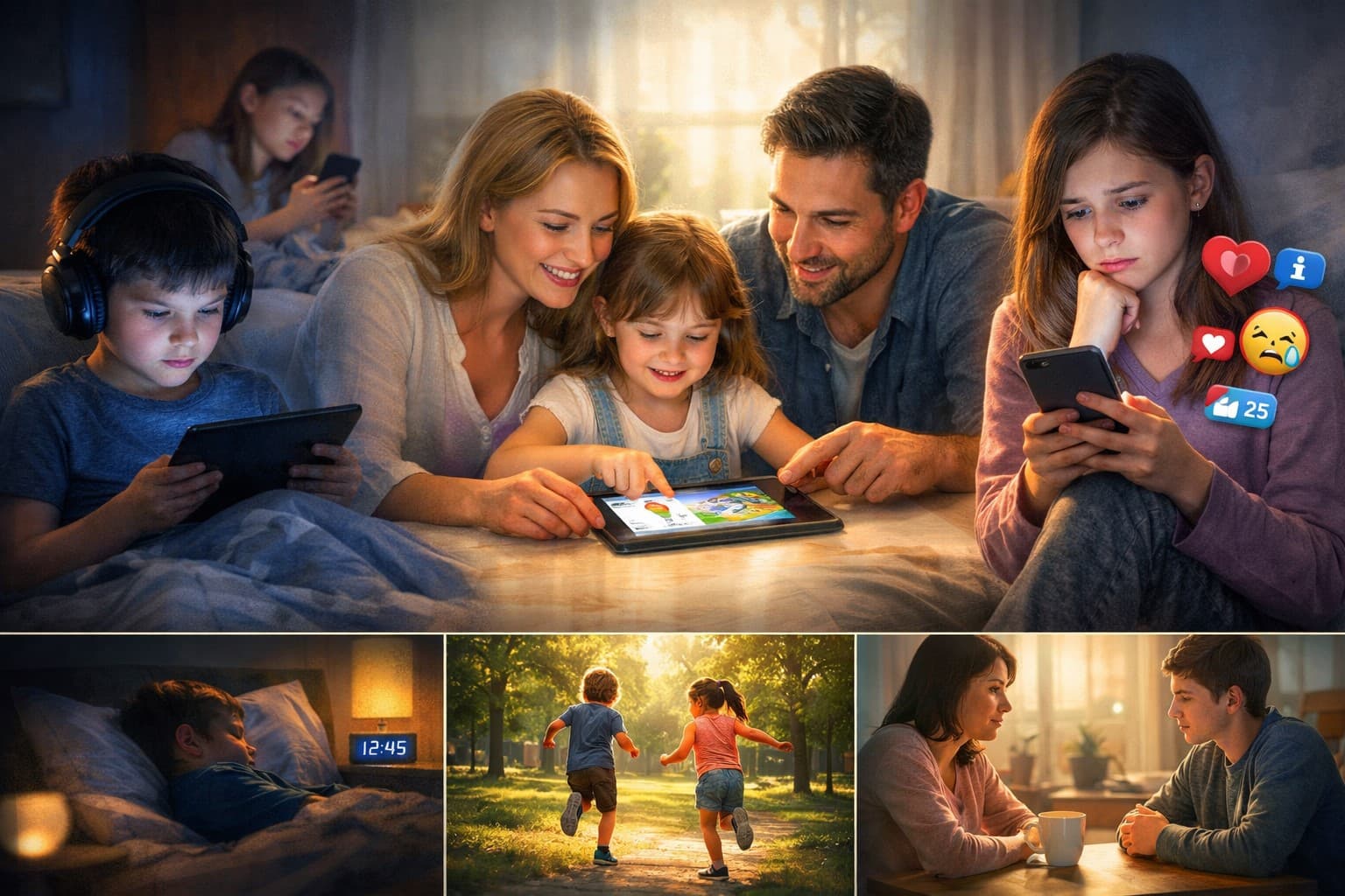 Les enfants et les écrans